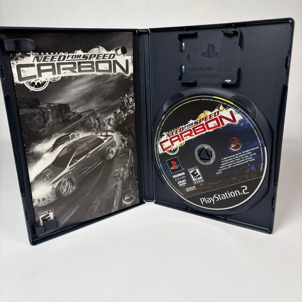 Need for Speed Carbon PlayStation 2 PS2 Video Game Racing Black Label Complete